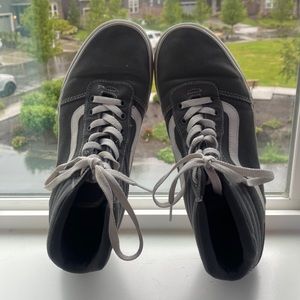 Grey Laced Vans